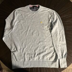 Scotch & Soda Men's Heather Gray Crewneck Sweater